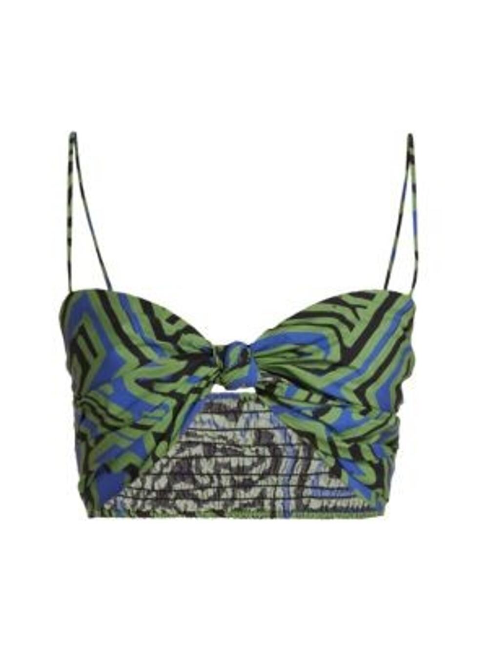Johanna Ortiz Last Eden Printed Cotton Crop Top - 4